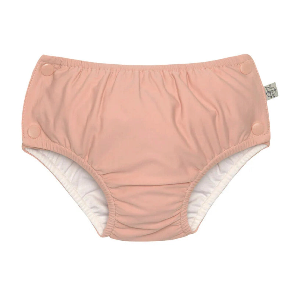 Lassig Snap Swim Diaper for Babies - Reusable & Quick-Dry Pink Swim Diaper for Pool, Beach & Water Play | Perfect for Toddlers & Infants