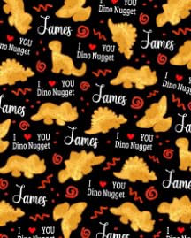 Custom Chicken Nugget Blanket
