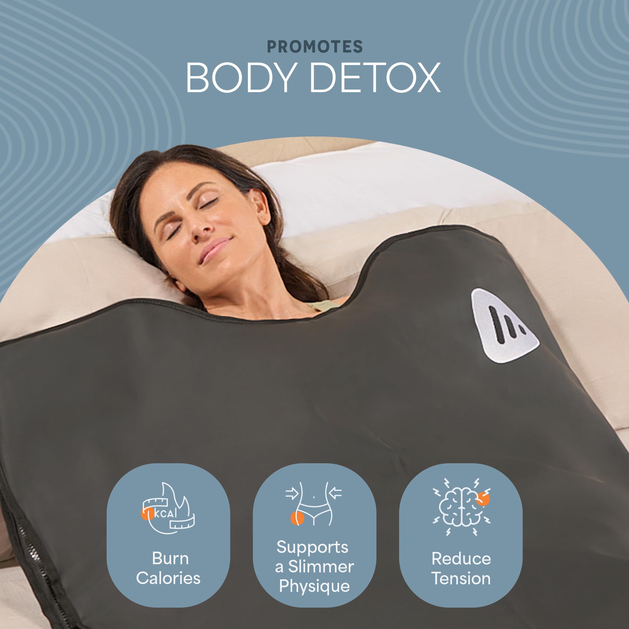 LifePro Infrared Sauna Blanket for Detox & Relaxation - Portable Far Infrared Home Spa with Adjustable Heat Settings - Ideal for Muscle Recovery, Pain Relief & Stress Relief - Perfect for Home Use, Yoga & Post-Workout Recovery