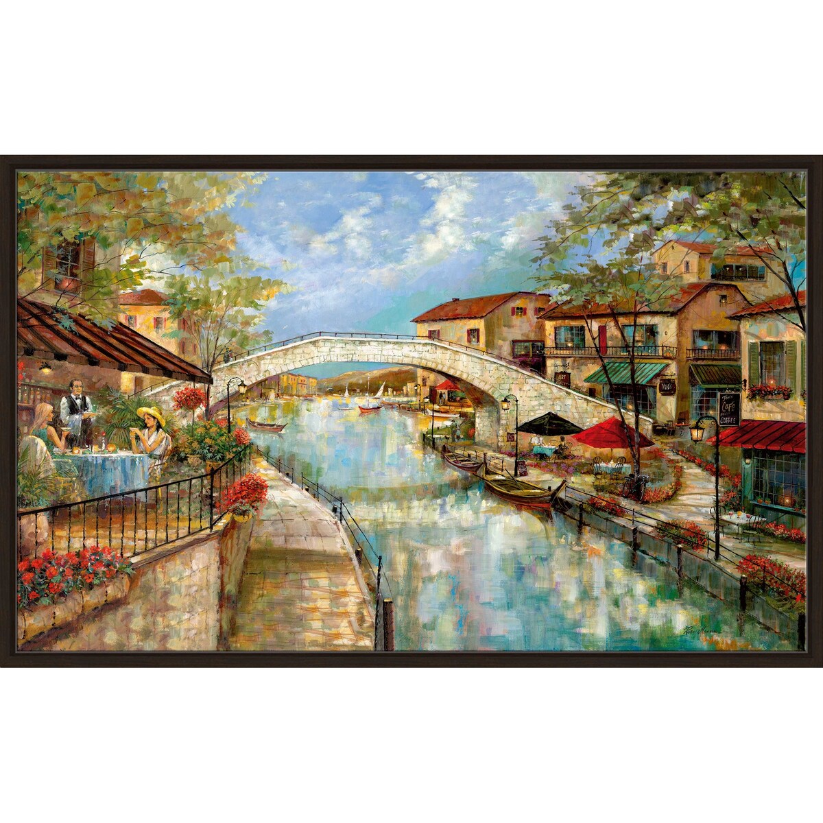 Ruane Manning 'A Day to Reminisce' Floating Canvas Wall Art Print - Perfect for Living Room, Bedroom & Office Decor