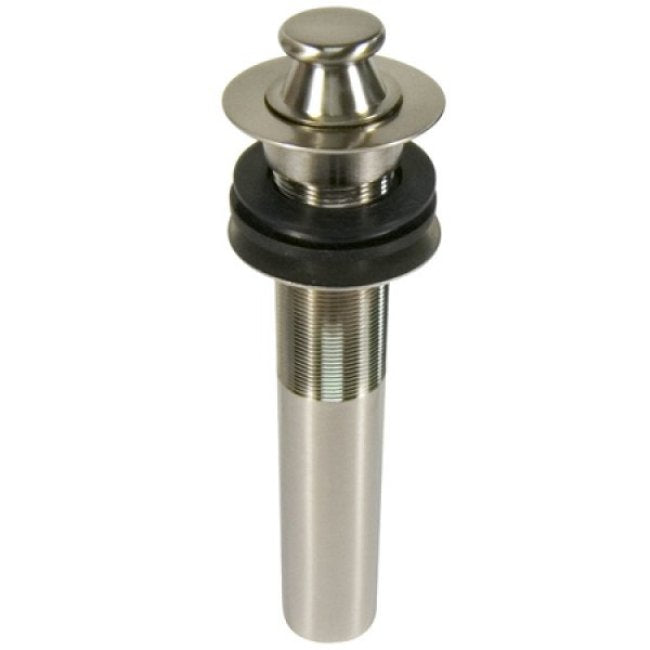 Lift & Turn Sink Drain Stopper - Chrome Plated Pop-Up Drain Assembly for Kitchen & Bathroom Sinks - Perfect for Easy Cleaning and Water Flow Control