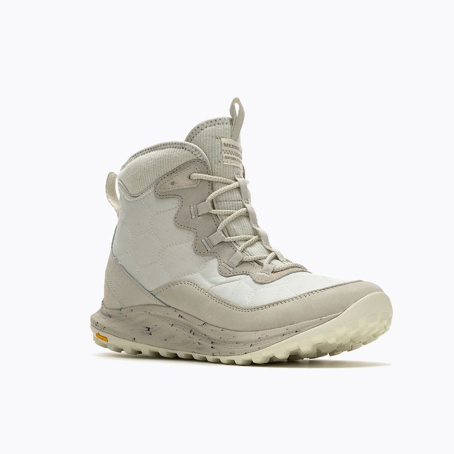 Merrell Antora 3 Thermo Mid Zip WP Waterproof Hiking Boots for Women - Warm Winter Snow Boots for Outdoor Trekking & Mountain Adventures