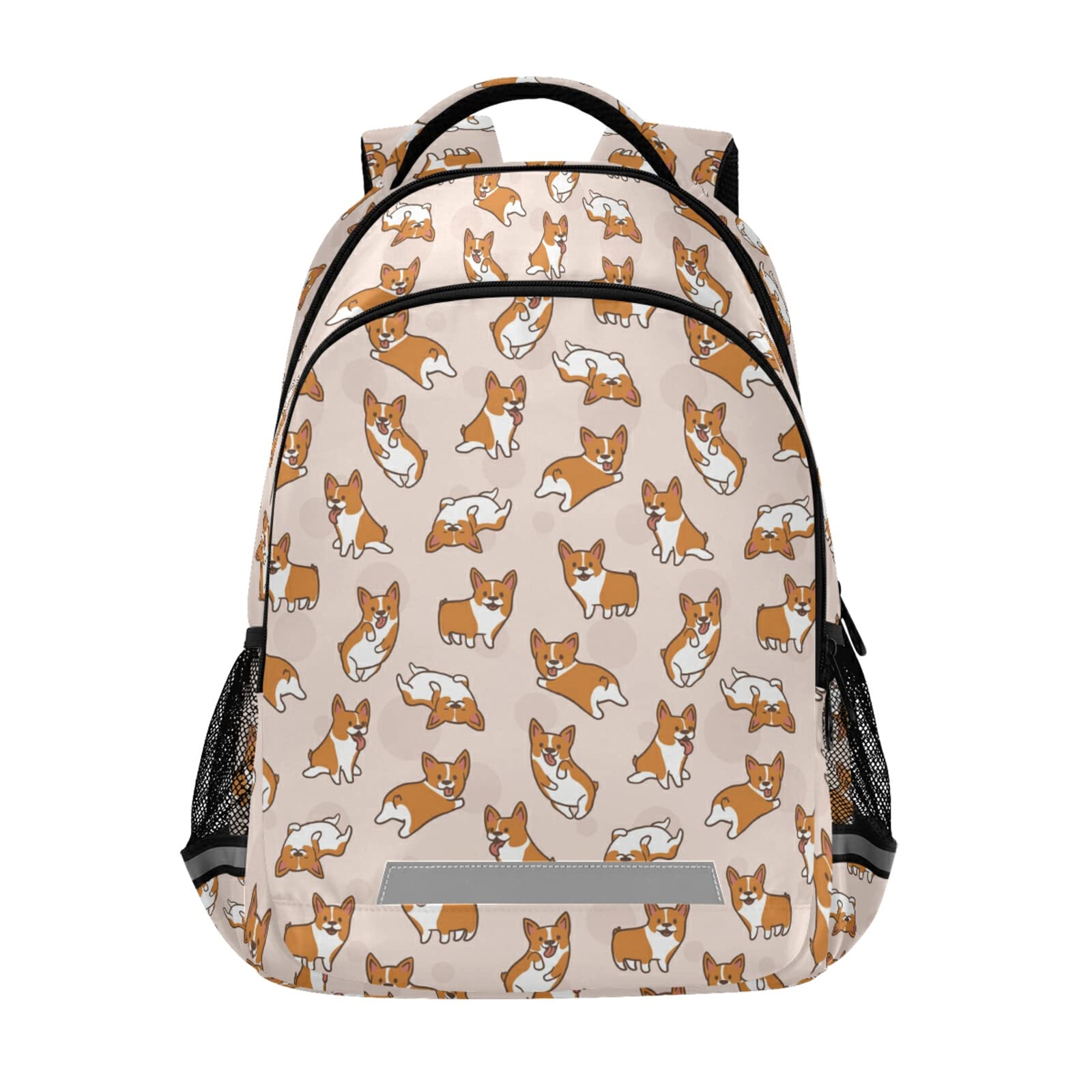 ALAZA Cute Little Corgi Dog Backpack - Lightweight Travel Laptop Daypack for School, Work & College | Waterproof Book Bag for Men, Women, Teens & Kids | Perfect for Daily Use, Commuting & Outdoor Activities