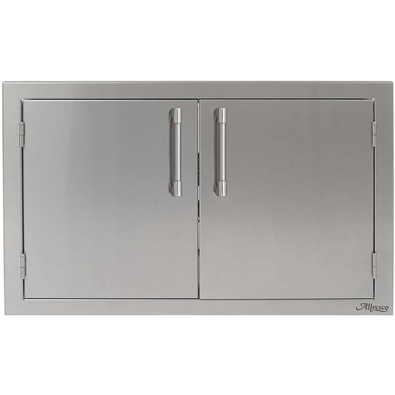 42 Inch Alfresco Double Access Doors AXE 42 - Heavy Duty Outdoor Storage Solution for Patio, Deck & Garden Equipment Organization