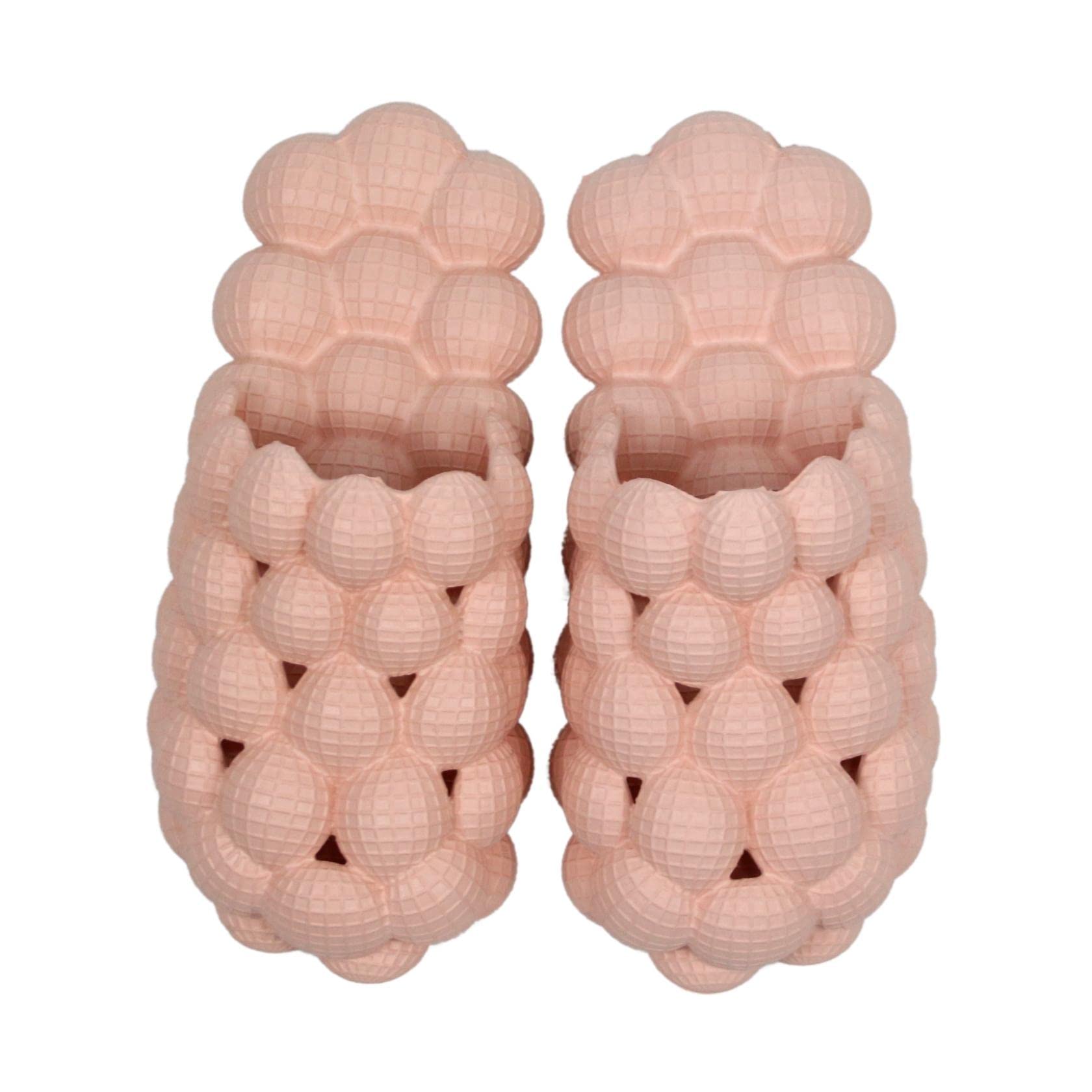 LEPHYON Bubble Slides with Charms - Massage Spa Slippers for Women & Kids | Soft EVA Anti-Slip Unisex Sandals | Golf Ball Design Funny Croc Shoes | Perfect for Pool, Beach, Home & Spa Relaxation