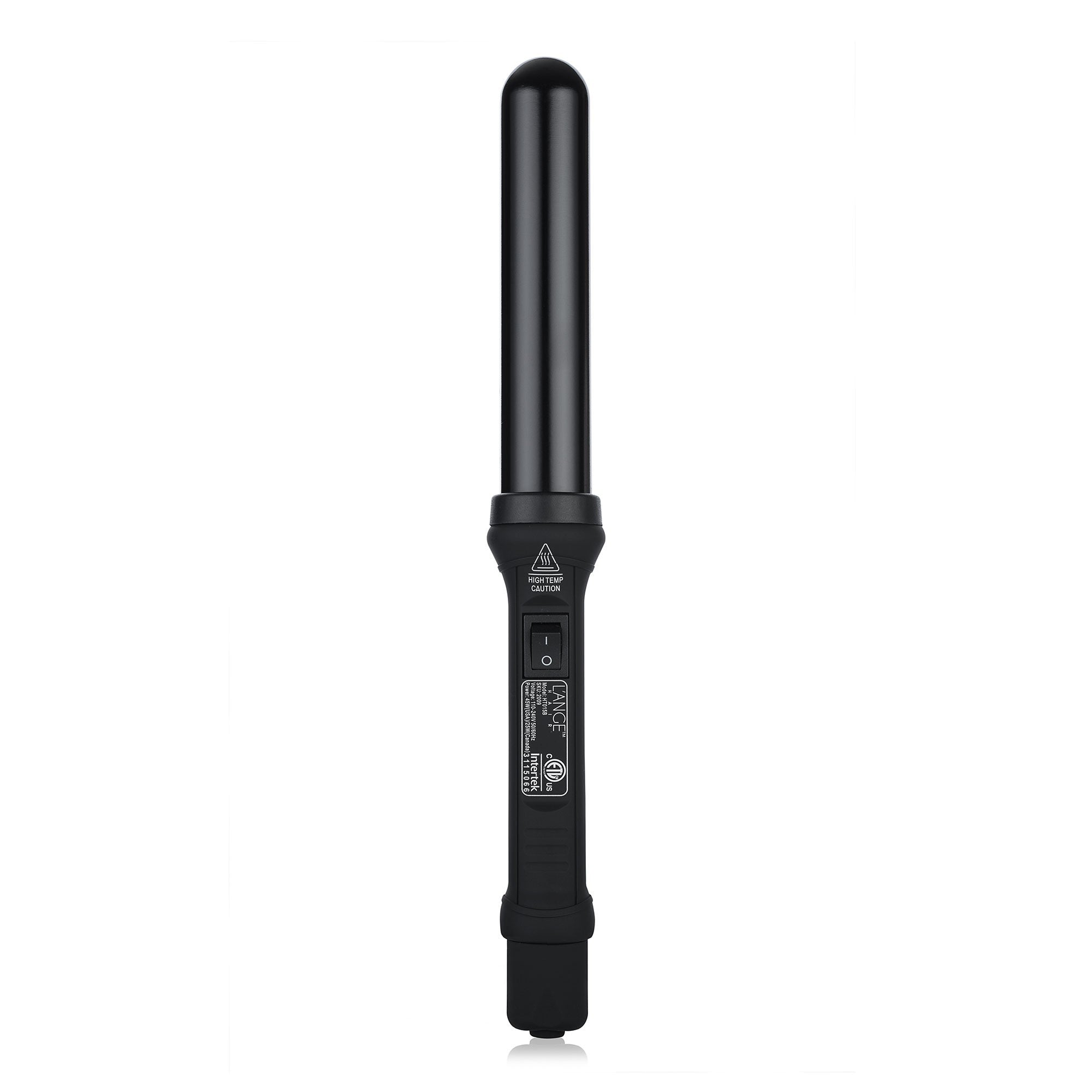 Ondulé Black 1.25 Inch (32mm) Ceramic Knob - Perfect for Cabinets, Drawers, and Furniture Hardware