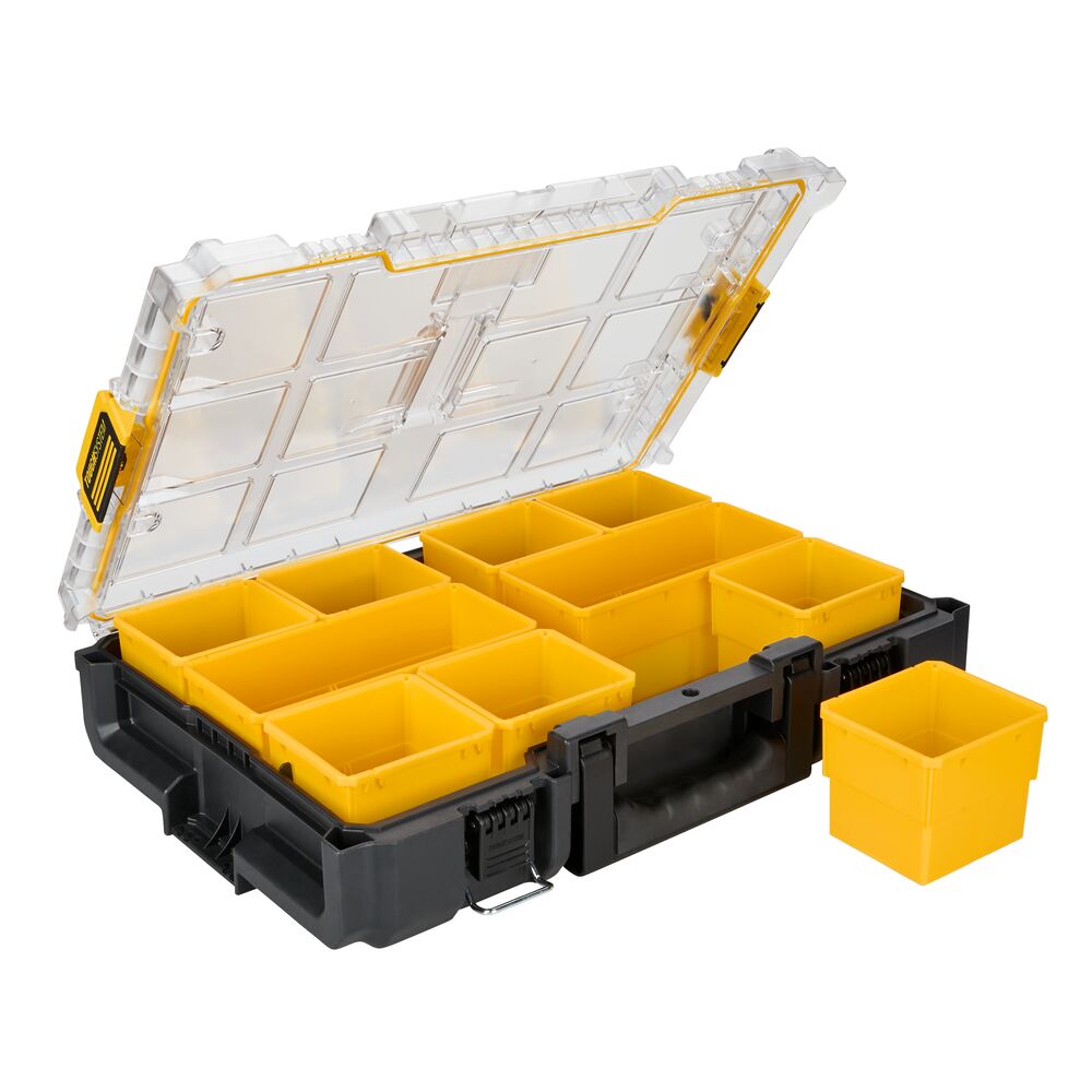 DeWALT DWST08040 ToughSystem 2.0 Full Size Tool Organizer with IP65 Waterproof Rating - Perfect for Construction Sites, Workshops & Outdoor Job Storage