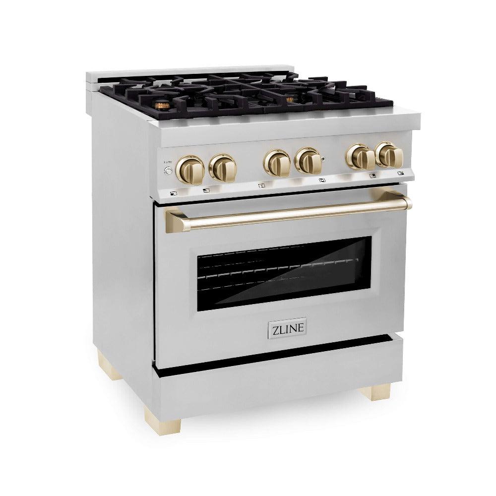 ZLINE Autograph Edition Stainless Steel Kitchen Package - 30