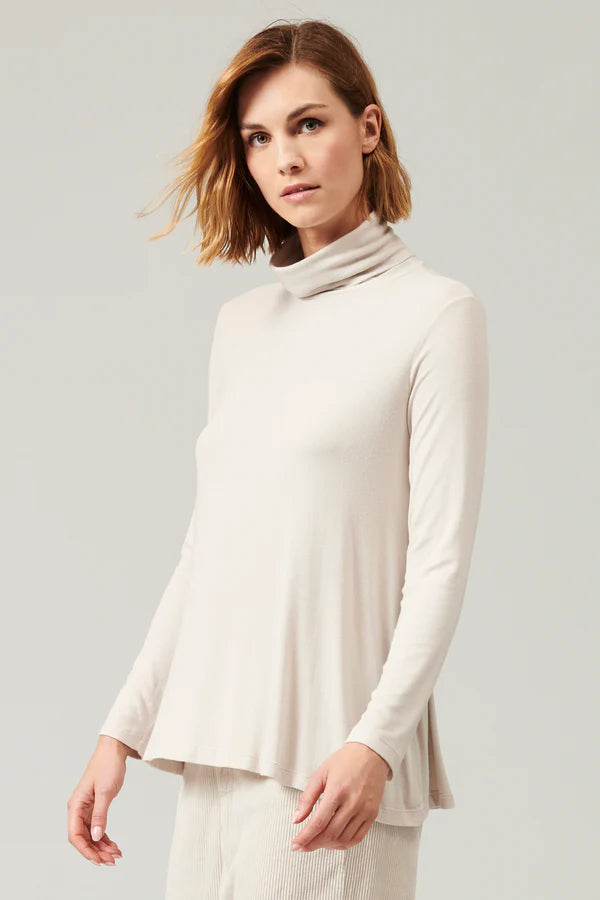 Flared Turtleneck Sweater for Women - Soft Knit Winter Pullover - Perfect for Office, Date Night & Holiday Outfits