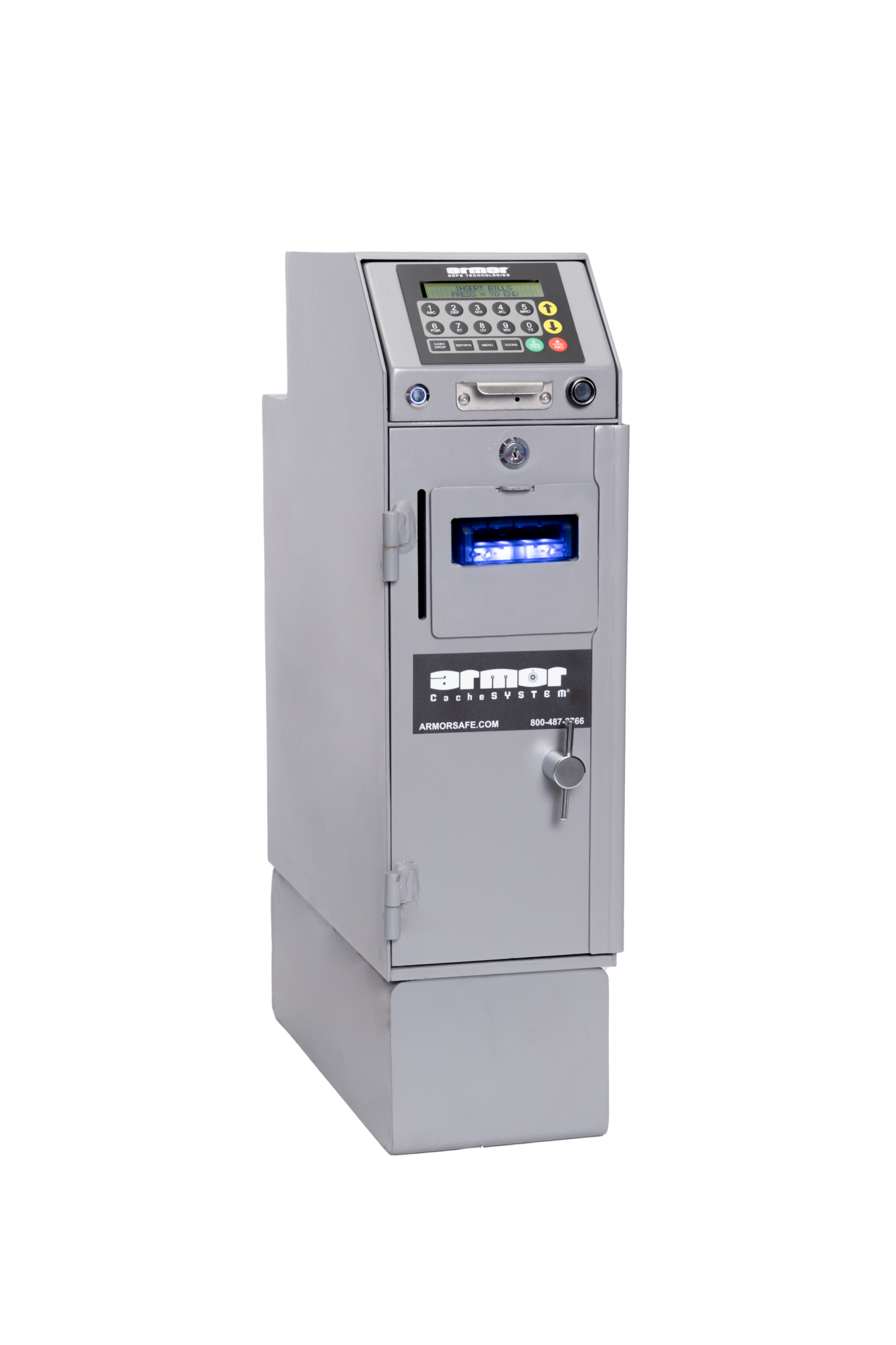 Armor CSC Compact 1200 Smart Cash Management Safe - Secure Deposit Box for Retail Stores, Restaurants & Small Businesses - Ideal for Cash Handling & Theft Prevention