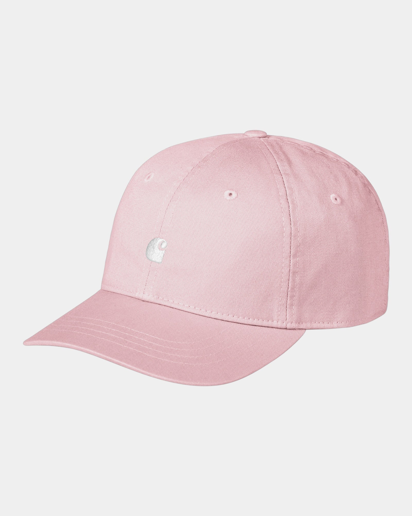 Madison Logo Cap - Stylish Pink & White Baseball Hat for Men & Women | Perfect for Outdoor Sports, Casual Wear & Fashion Accessories