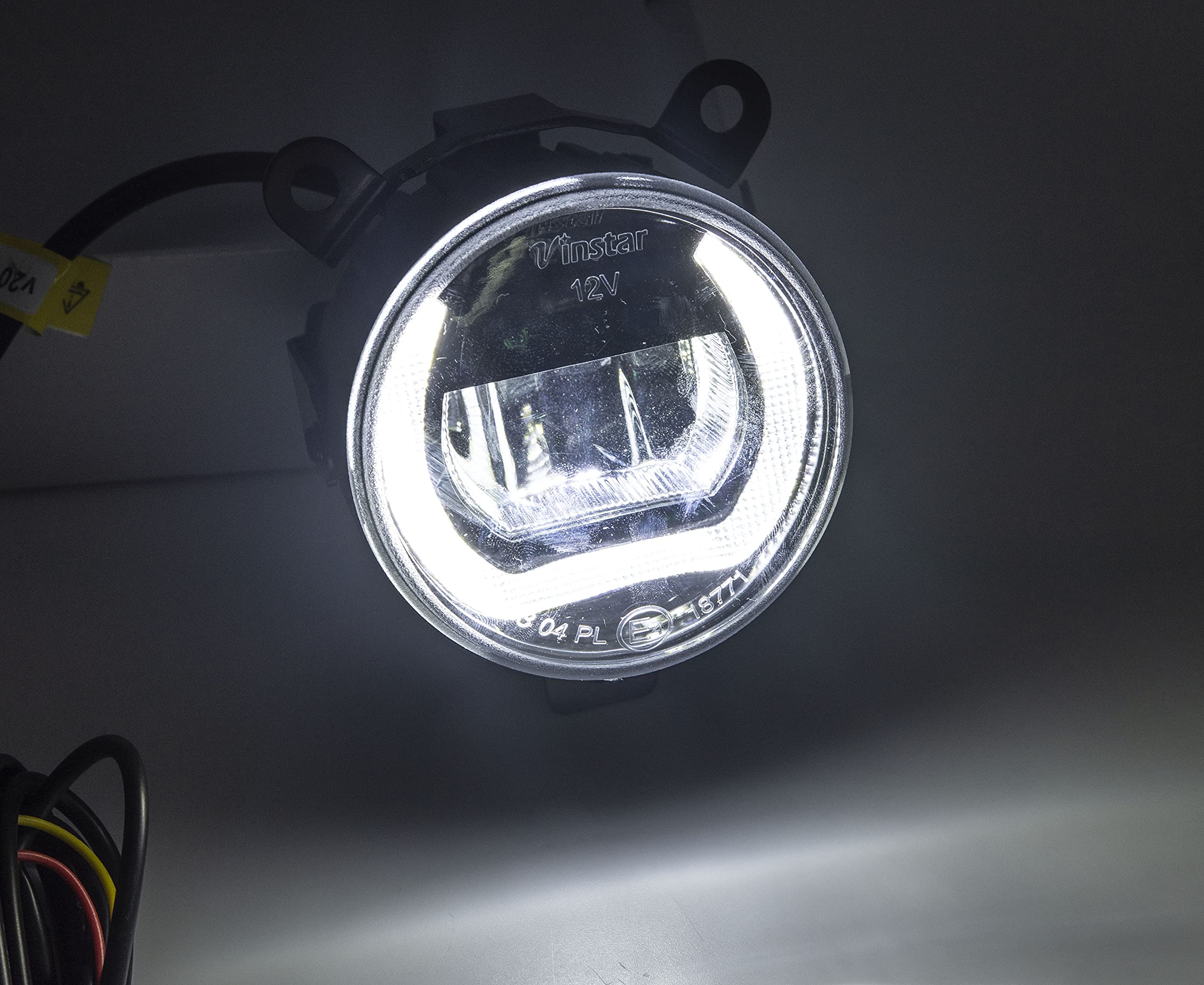 2017-2020 Toyota GT86 White LED Fog Lights & DRL Daytime Running Lights - OEM Style Fog Lamp Bezel Cover - Upgrade for Better Visibility in Rain, Fog & Night Driving