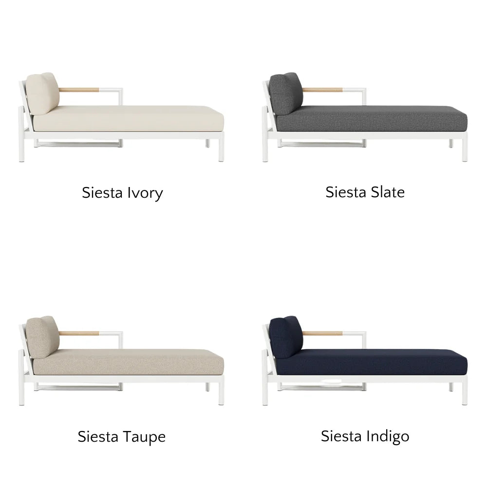 Breeze XL Outdoor Chaise Lounge Right - Premium Patio Furniture for Poolside, Garden & Backyard Relaxation