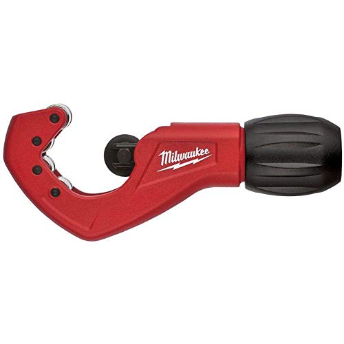 Milwaukee 48229259 Constant Swing Copper Tubing Cutter 3-28mm - Professional HVAC & Plumbing Tool for Pipe Cutting - Ideal for DIY Home Repairs, Construction, and Industrial Applications