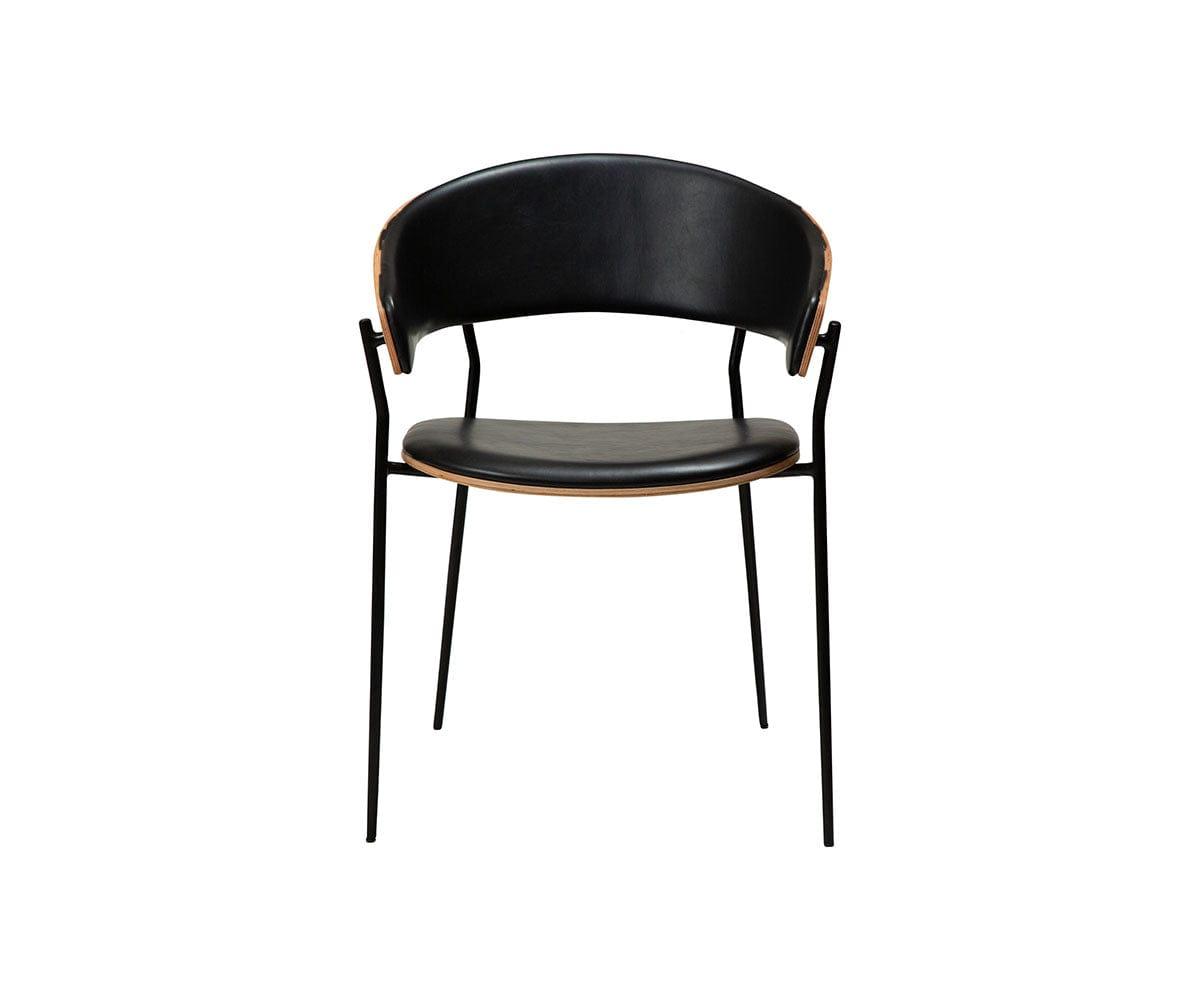 Premium Genuine Leather Dining Chair - Modern Crib Design for Home & Restaurant Use - Perfect for Kitchen, Dining Room & Office