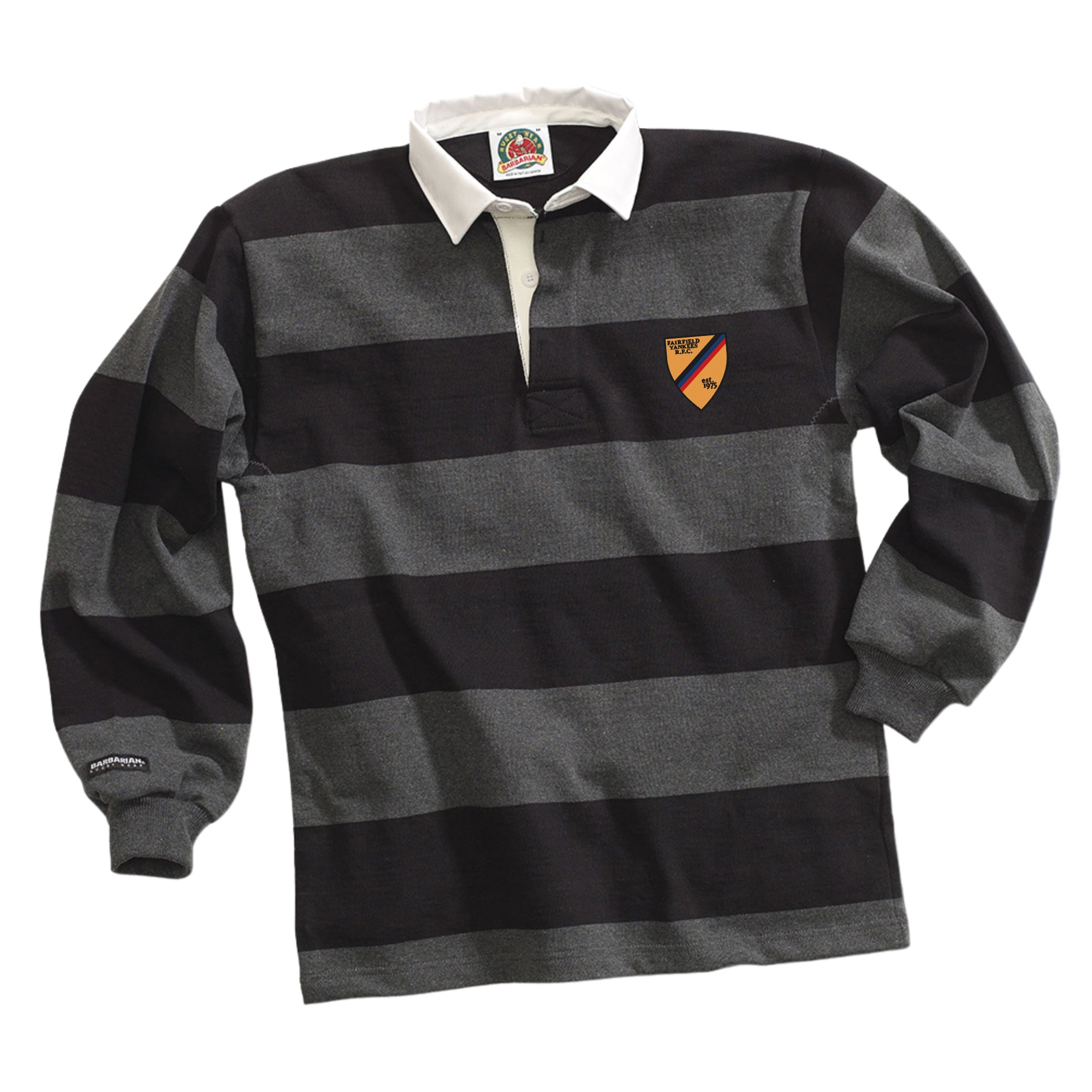 Fairfield Yankees RFC 4 Inch Stripe Rugby Jersey - Breathable Performance Shirt for Rugby Training & Match Play