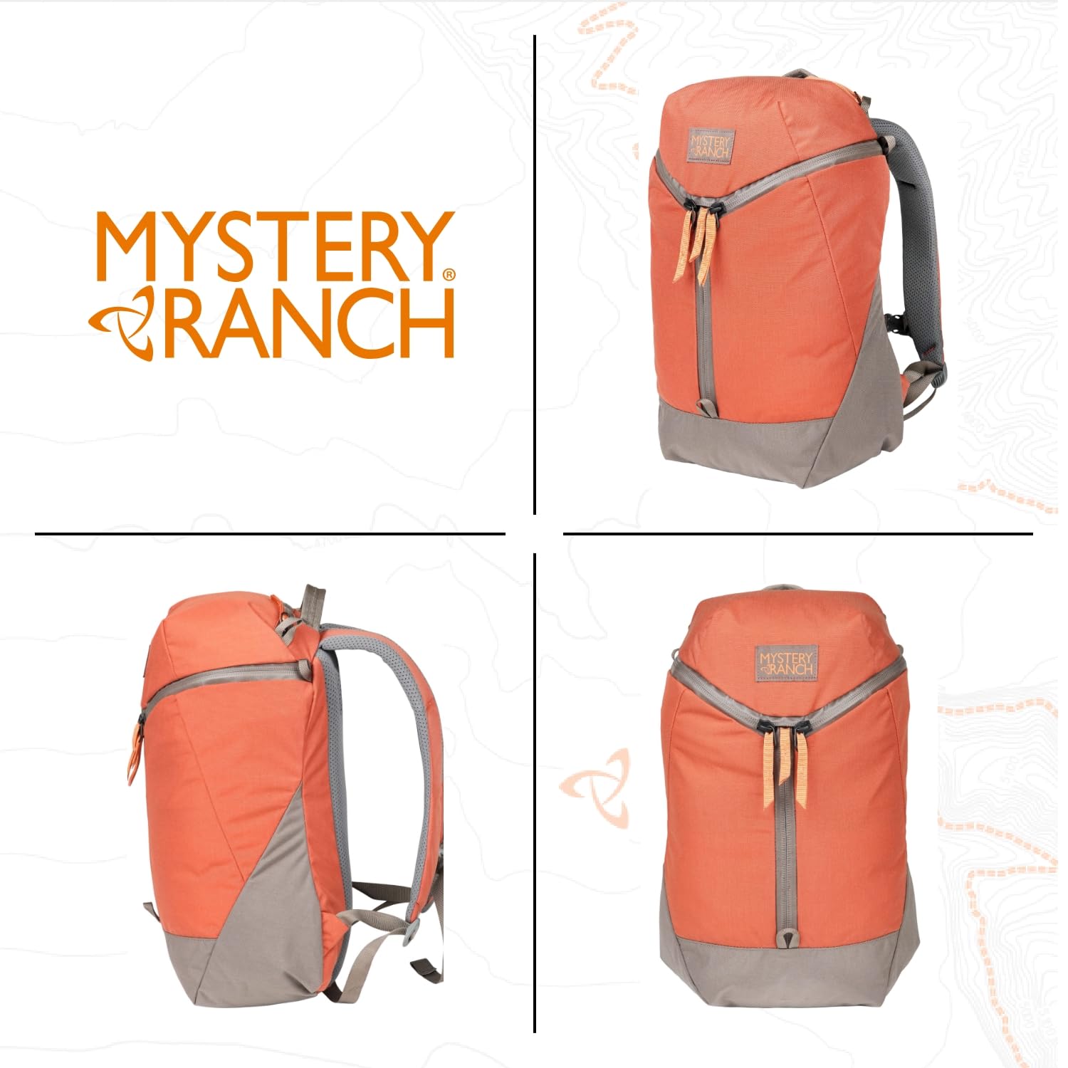 Mystery Ranch Catalyst 18L Travel Backpack with Tech Pocket - Lightweight Daypack for Commuting, Hiking & Business Travel - Durable Laptop Backpack for Men & Women (Paprika)