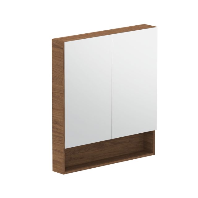 ADP Eli Shaving Cabinet - Wall Mounted Bathroom Storage with Mirror, Perfect for Razor & Toiletries Organization - Ideal for Small Bathrooms & Vanities