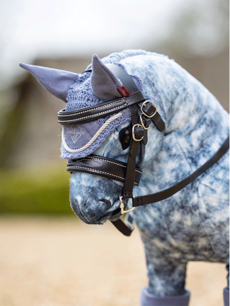 Le Mieux Toy Pony Fly Hood - Soft Plush Horse Mask for Kids Dress Up & Pretend Play - Perfect for Halloween Costumes, Birthday Parties & Imaginative Playtime