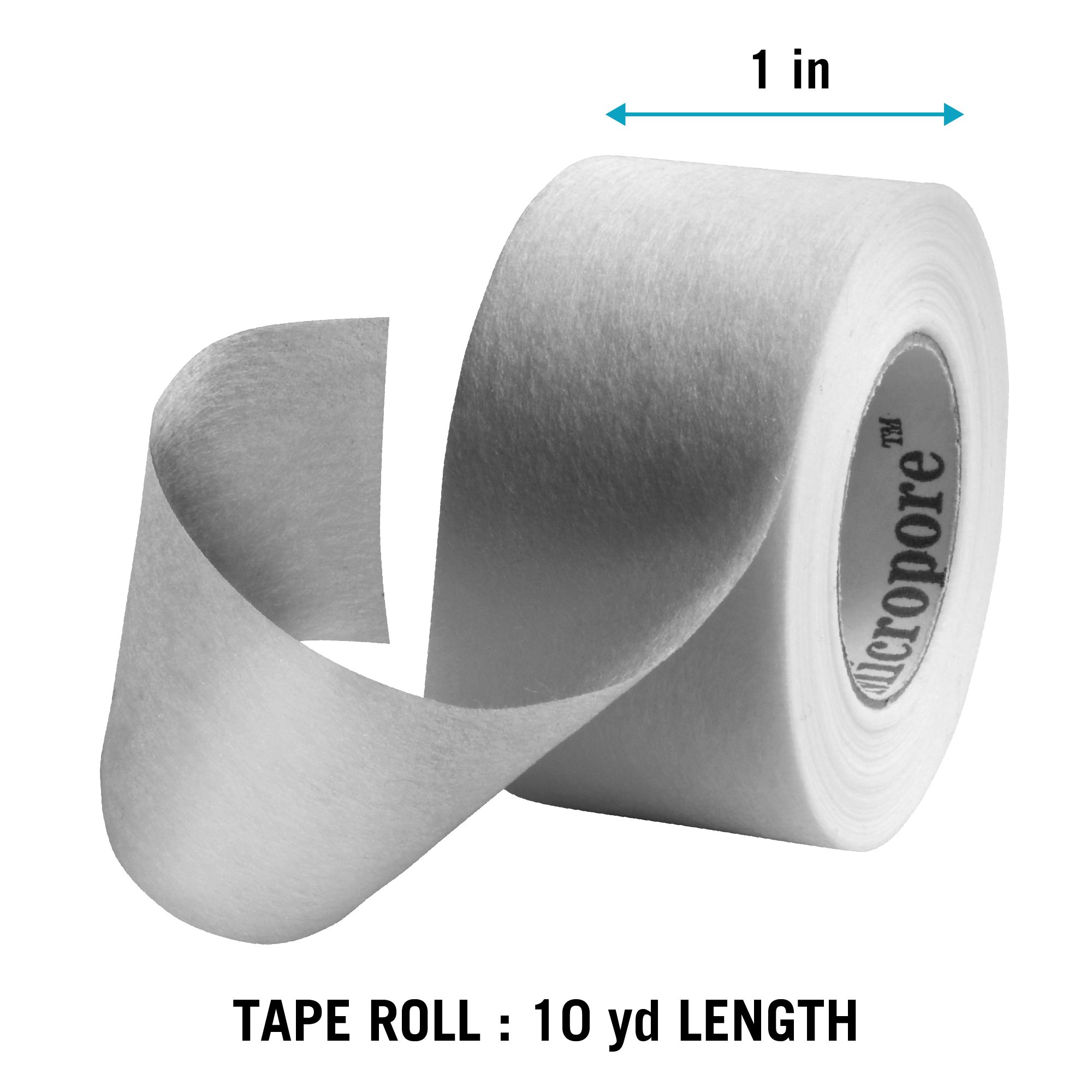 Nexcare Gentle Paper First Aid Tape - Hypoallergenic Medical Tape for Wound Care | Easy Tear & Pain-Free Removal | Ideal for Frequent Bandage Changes (1 Roll) | Perfect for First Aid Kits, Home & Hospital Use