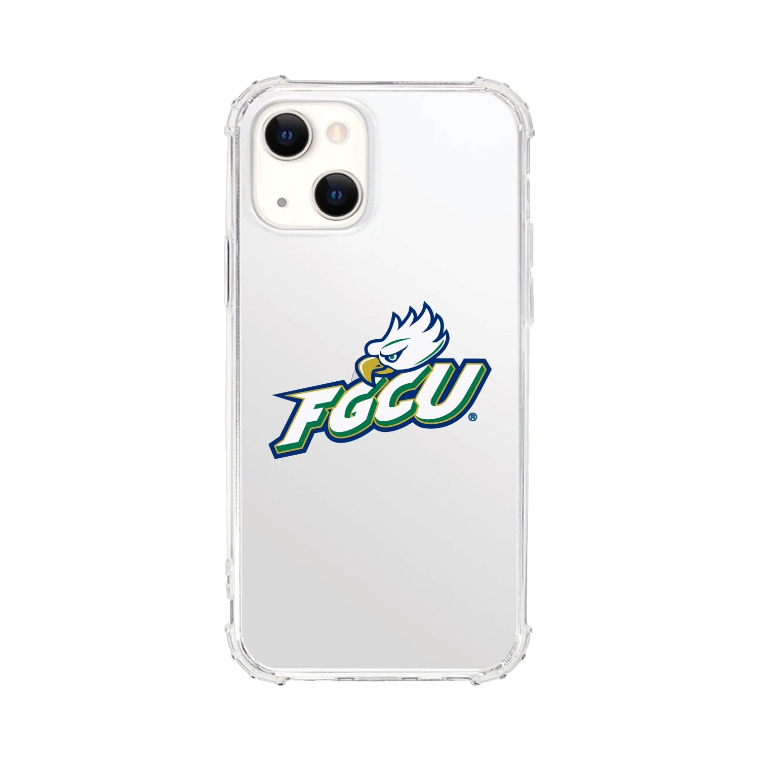 OTM Essentials Durable Shockproof Phone Case for iPhone 13 - Classic White Design with Reinforced Tough Edges | Perfect for Florida Gulf Coast University Students & Everyday Protection