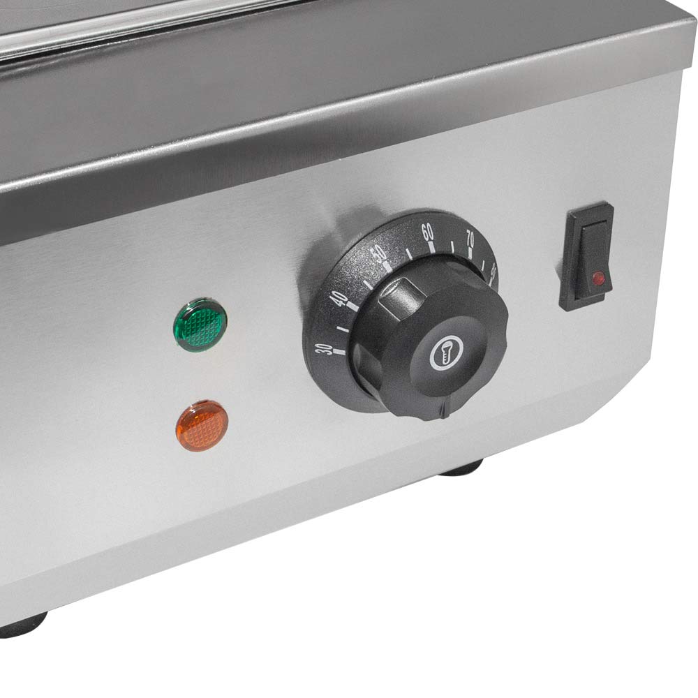 ALDKitchen Electric Chocolate Melting Pot - Professional Candy & Fondue Warmer with Temperature Control (110V) - Perfect for Baking, Candy Making, Chocolate Dipping & Dessert Preparation
