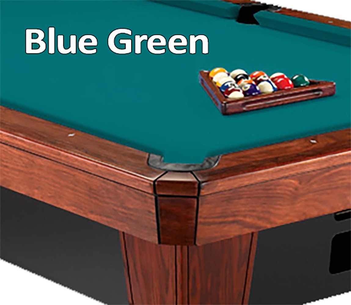 Premium 860HR Pool Table Felt - Durable Blue Green Billiard Cloth for 9ft Tables - Perfect for Home Game Rooms, Bars & Professional Tournaments