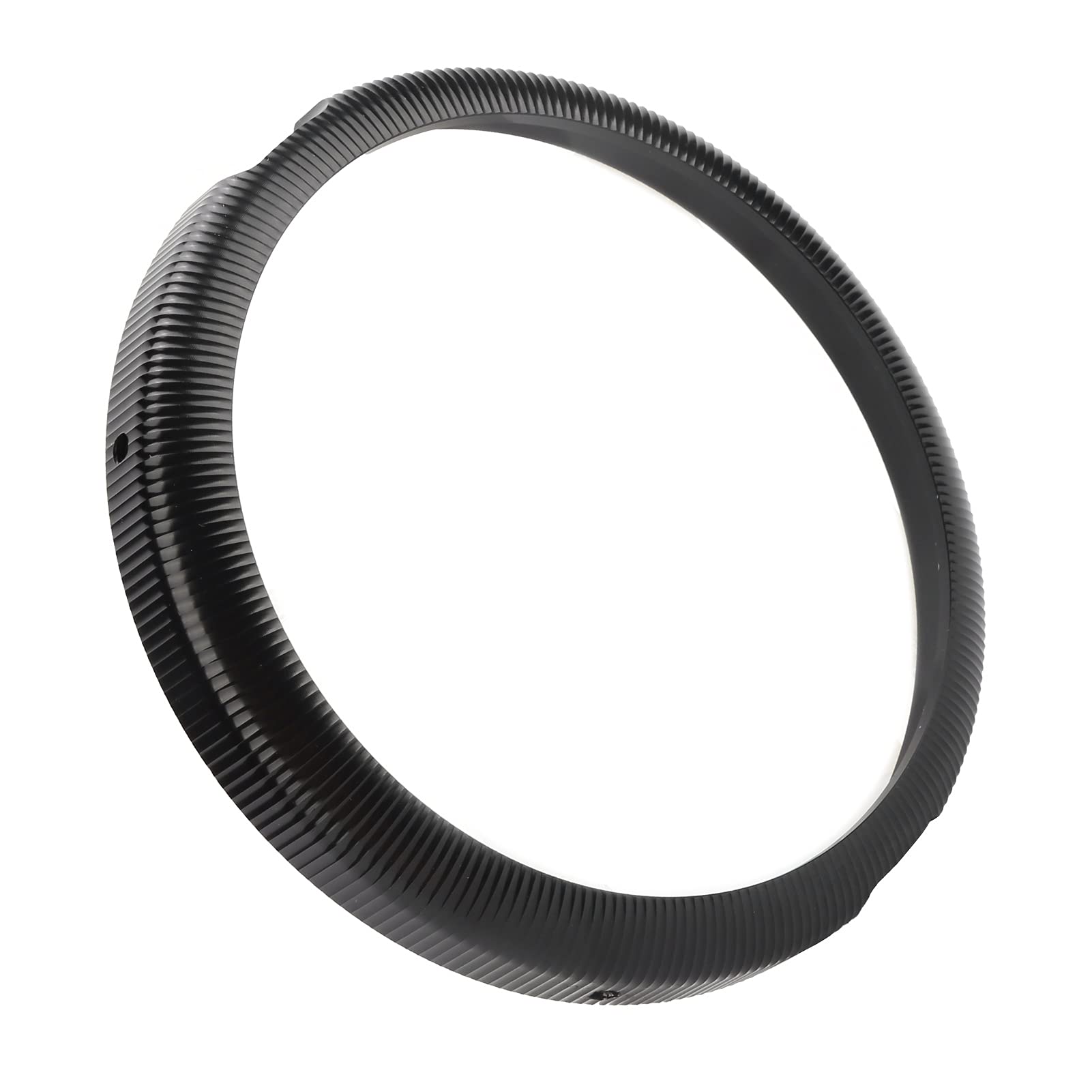 7in CNC Aluminum Alloy Motorcycle Headlight Trim Ring - Durable Headlamp Guard Visor Cover for Harley, Honda, Yamaha - Perfect for Night Riding & Off-Road Adventure Accessories