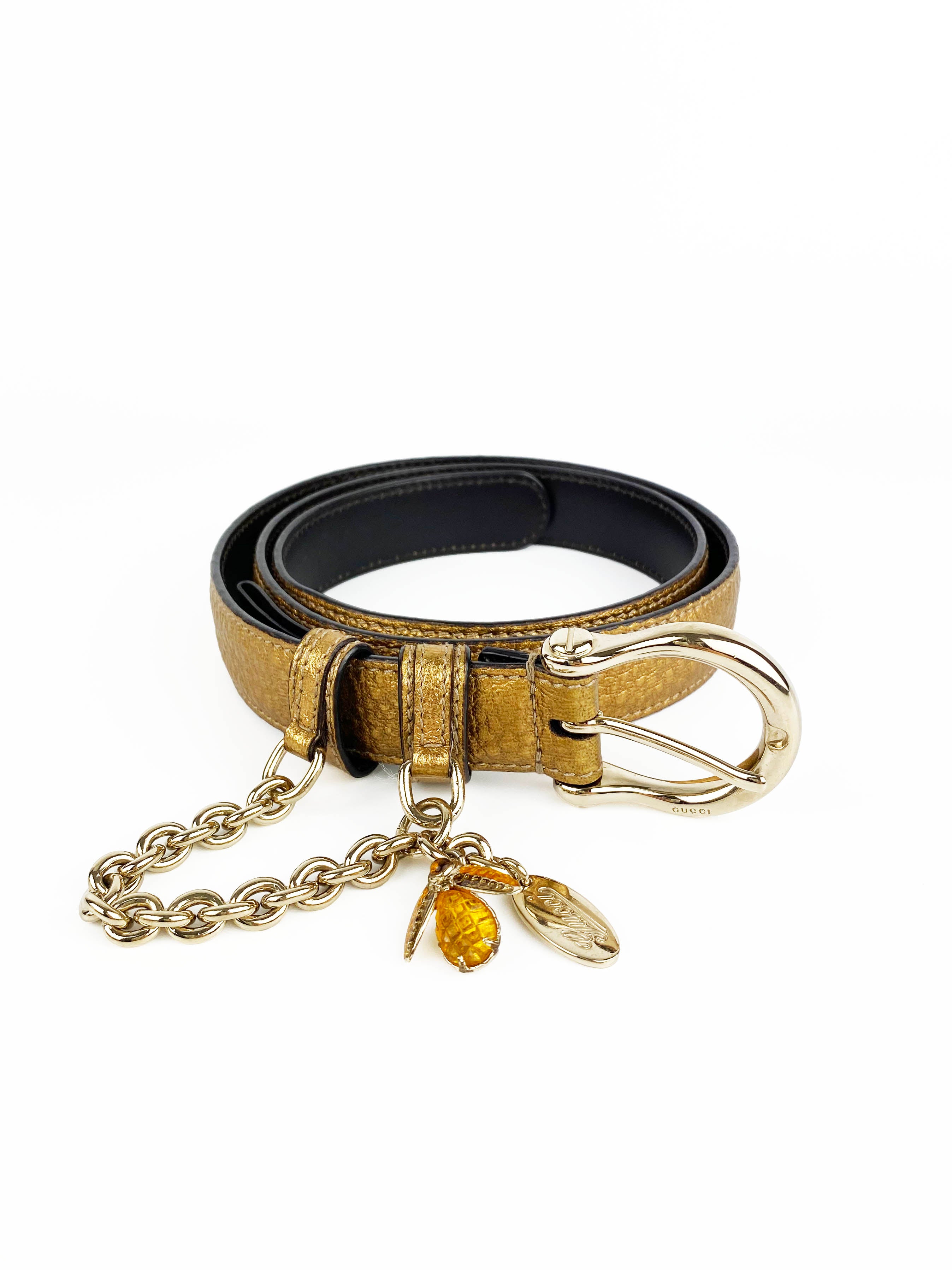 Gucci Bronze Bee Buckle Leather Belt for Men & Women - Stylish Designer Fashion Accessory for Casual & Formal Outfits | Perfect for Office, Parties & Everyday Wear