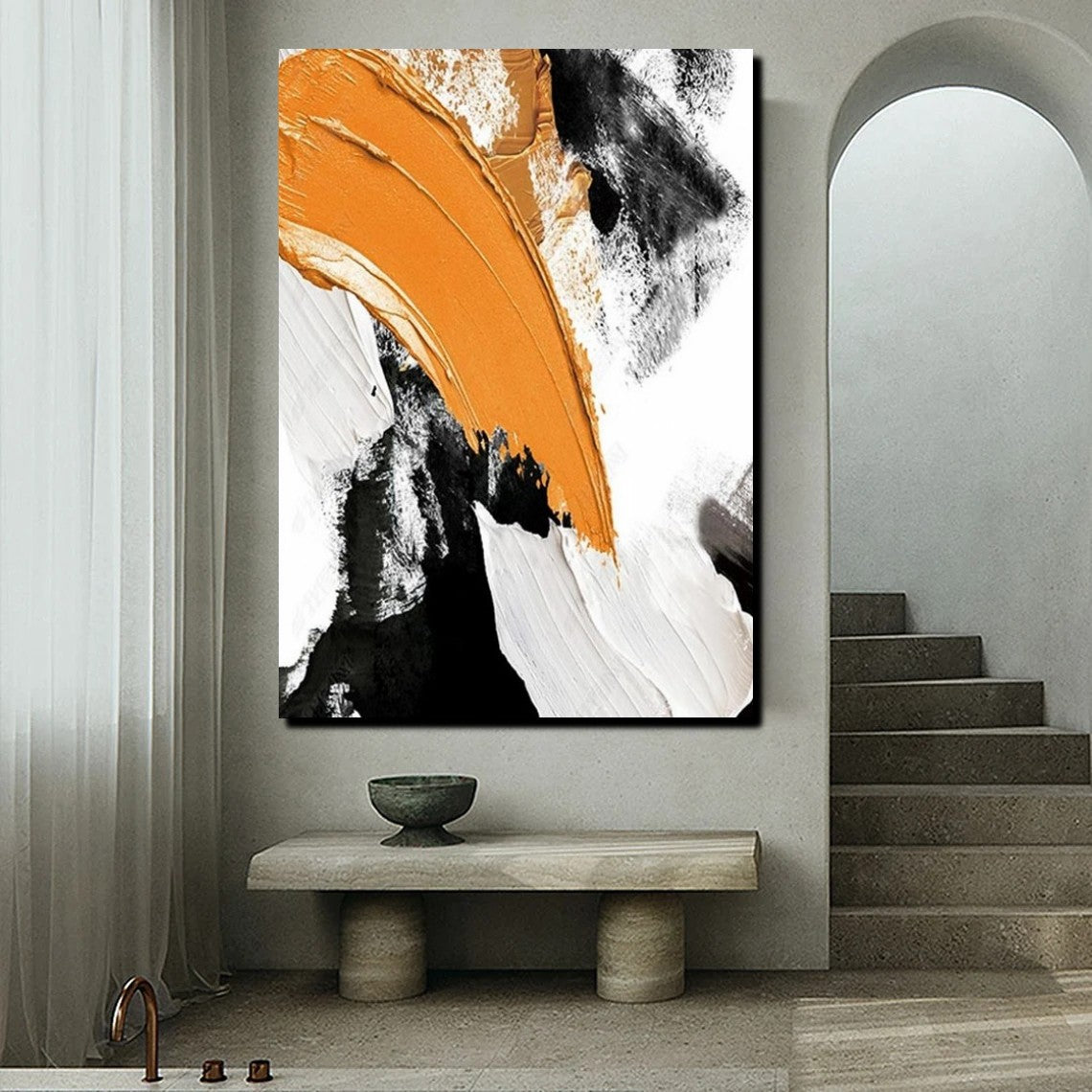 Large Abstract Paintings for Living Room Wall Decor - Modern Canvas Art, Contemporary Acrylic Wall Art Ideas - Perfect for Home, Office & Gallery Display