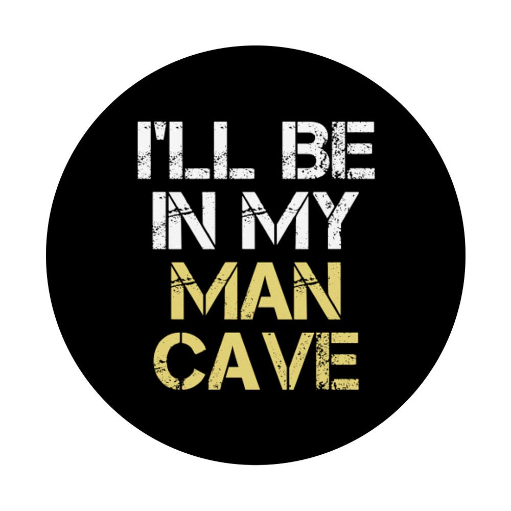 Man Cave PopSockets Swappable PopGrip - Custom Phone Grip & Stand for iPhone & Android - Perfect for Gaming, Work & Home Office Decor