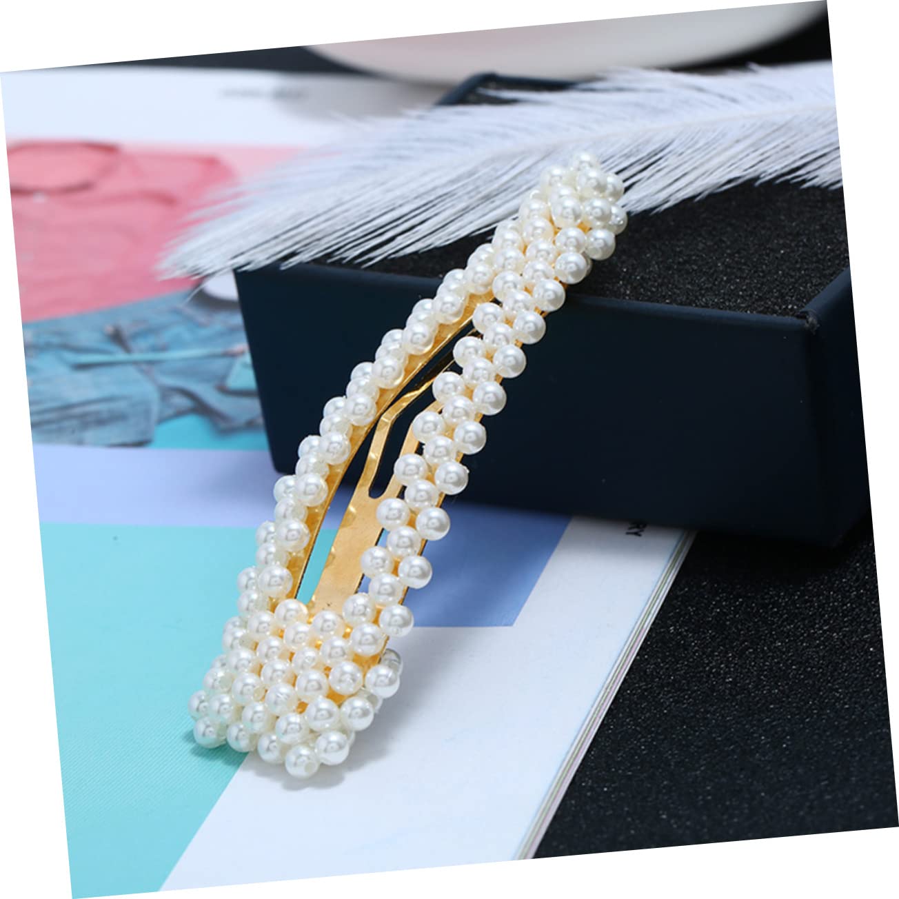 Minkissy Pearl Hair Pins - Elegant Pearl Bobby Pins for Women, Decorative Hair Clips & Hair Jewelry for Weddings, Parties & Special Occasions
