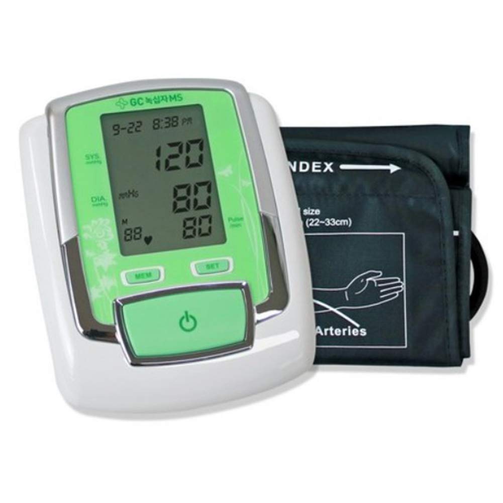 **Automatic Upper Arm Blood Pressure Monitor with Large Display - Accurate Digital Gauge for Home Use, Includes Adjustable Cuff & Storage Bag - Ideal for Health Tracking & Medical Checkups**