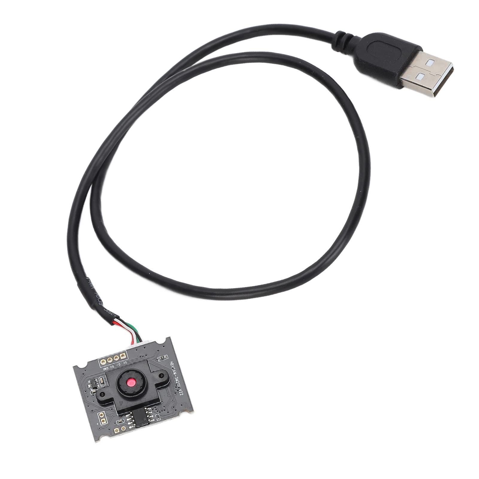 ANKROYU USB 2.0 Webcam Module - 3.5mm Lens Manual Focus Camera Board with 64° Viewing Angle for Advertising Machines, Digital Signage & Security Monitoring