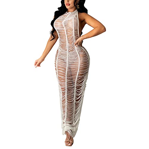 Halter Neck - White