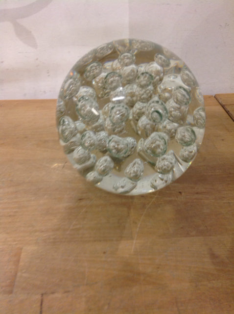6 Pack Clear Glass Paperweights for Office & Home Decor - Heavy Duty Desk Accessories for Holding Down Papers, Photos & Documents - Perfect for Work, Study & Gift Giving