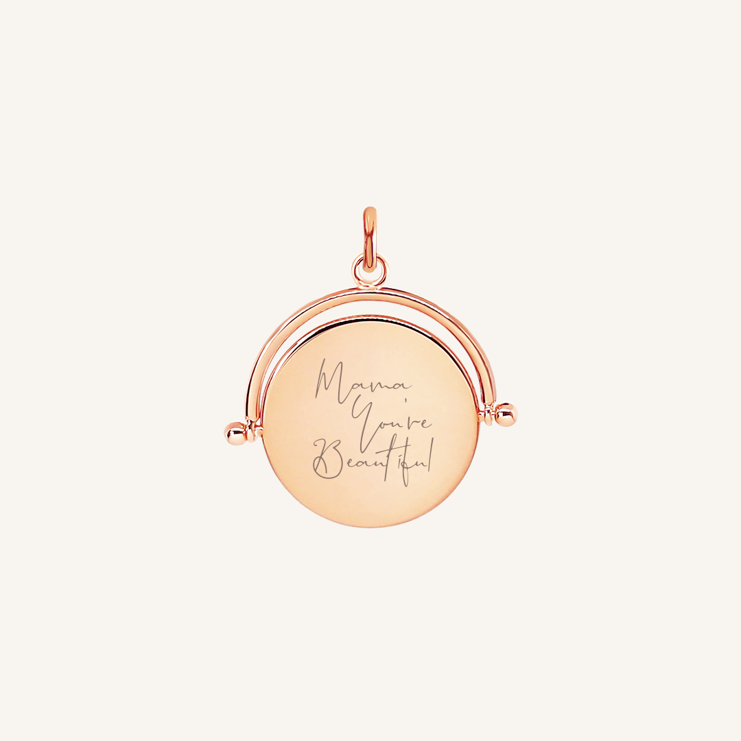 Jessica Urlichs Etch Pendant Necklace - Elegant Personalized Jewelry Gift for Women | Perfect for Anniversaries, Birthdays & Special Occasions