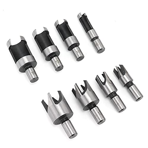 8Pcs Carbon Steel Claw Type Cork Drill Bit Set - Durable Woodworking Bits for Bench Drills & Electric Hand Drills - Perfect for Woodworking, DIY Projects & Home Improvement