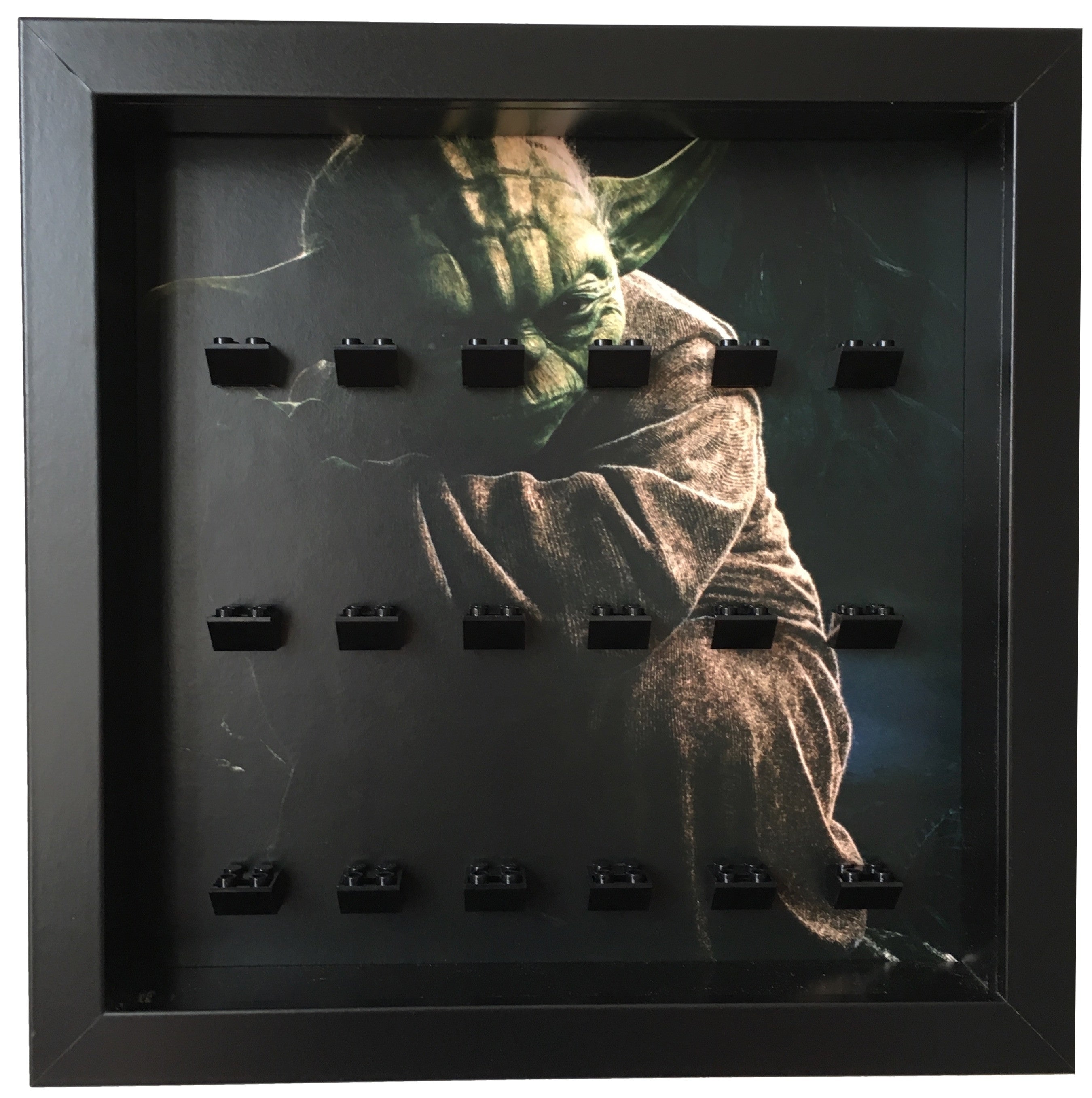 LEGO Star Wars Yoda Minifigure Display Frame - Perfect for Collectors & Home Decor