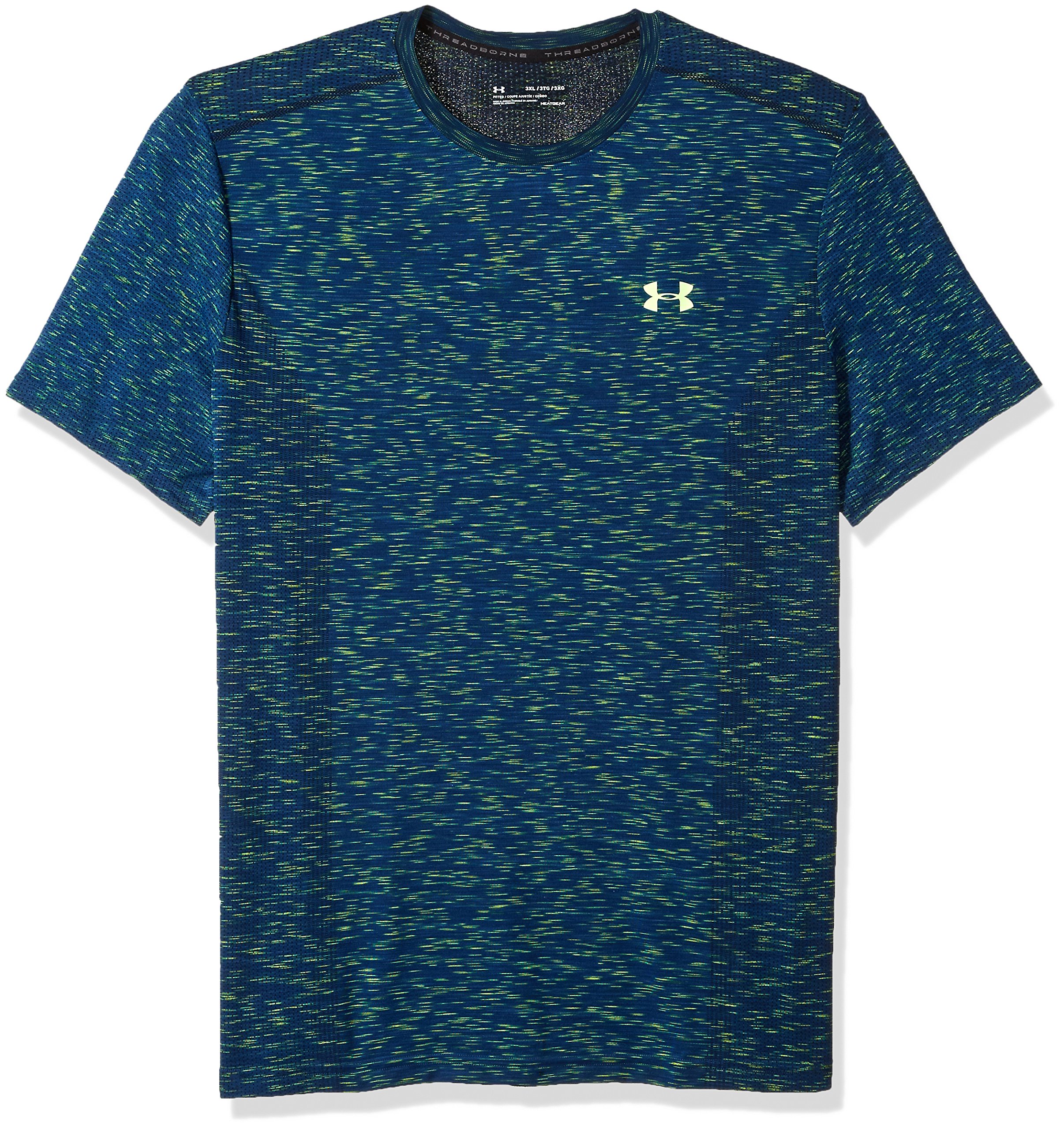 Under Armour Men's Seamless T-Shirt - Moisture Wicking Athletic Shirt for Workout & Running - Lightweight Breathable Gym Tee for Training & Sports