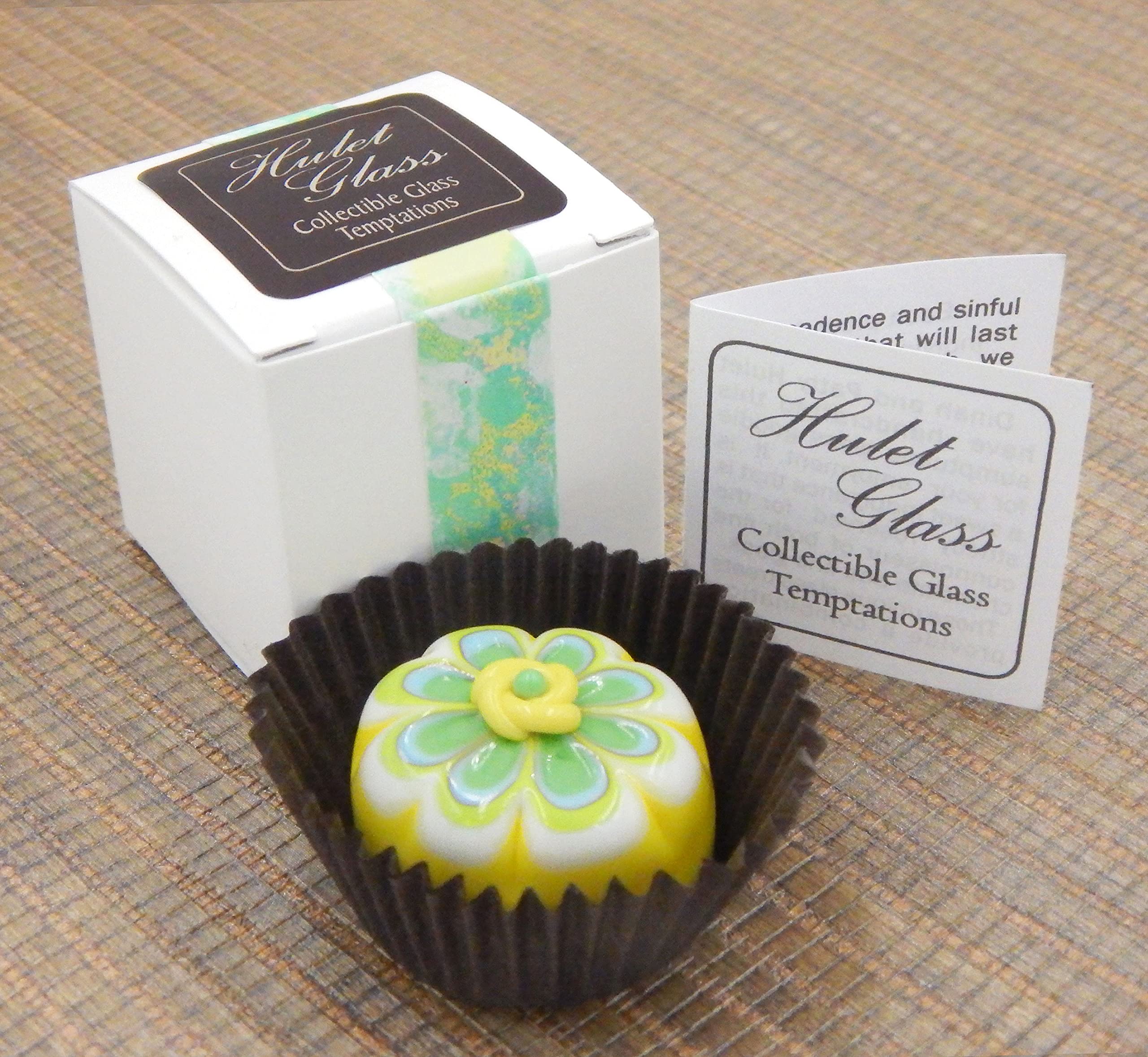 Handmade Lemon Chocolate with White Chocolate & Mint Cosmos Glass Candy - Sweet Treats for Gifts, Parties & Dessert Lovers