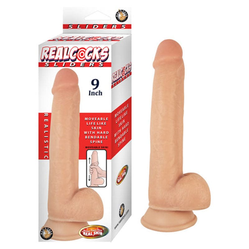Realistic 9 Inch Movable Skin Dildo - Lifelike Customizable Adult Toy for Couples & Solo Play | Ultra Soft Silicone Realistic Penis for Enhanced Pleasure & Role Play Scenarios