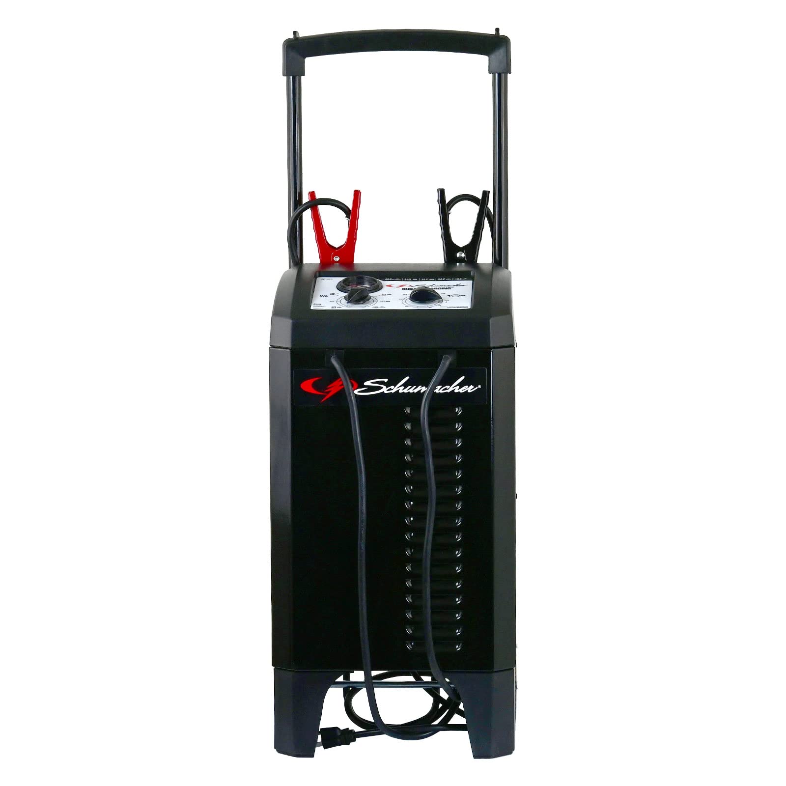 Schumacher SC1633 2-in-1 Electric Wheeled Battery Charger & Engine Starter - 200 Cranking Amps, 12V/24V Manual Timer - for Cars, SUVs, Trucks & Marine Batteries | Emergency Jump Start & Winter Vehicle Maintenance