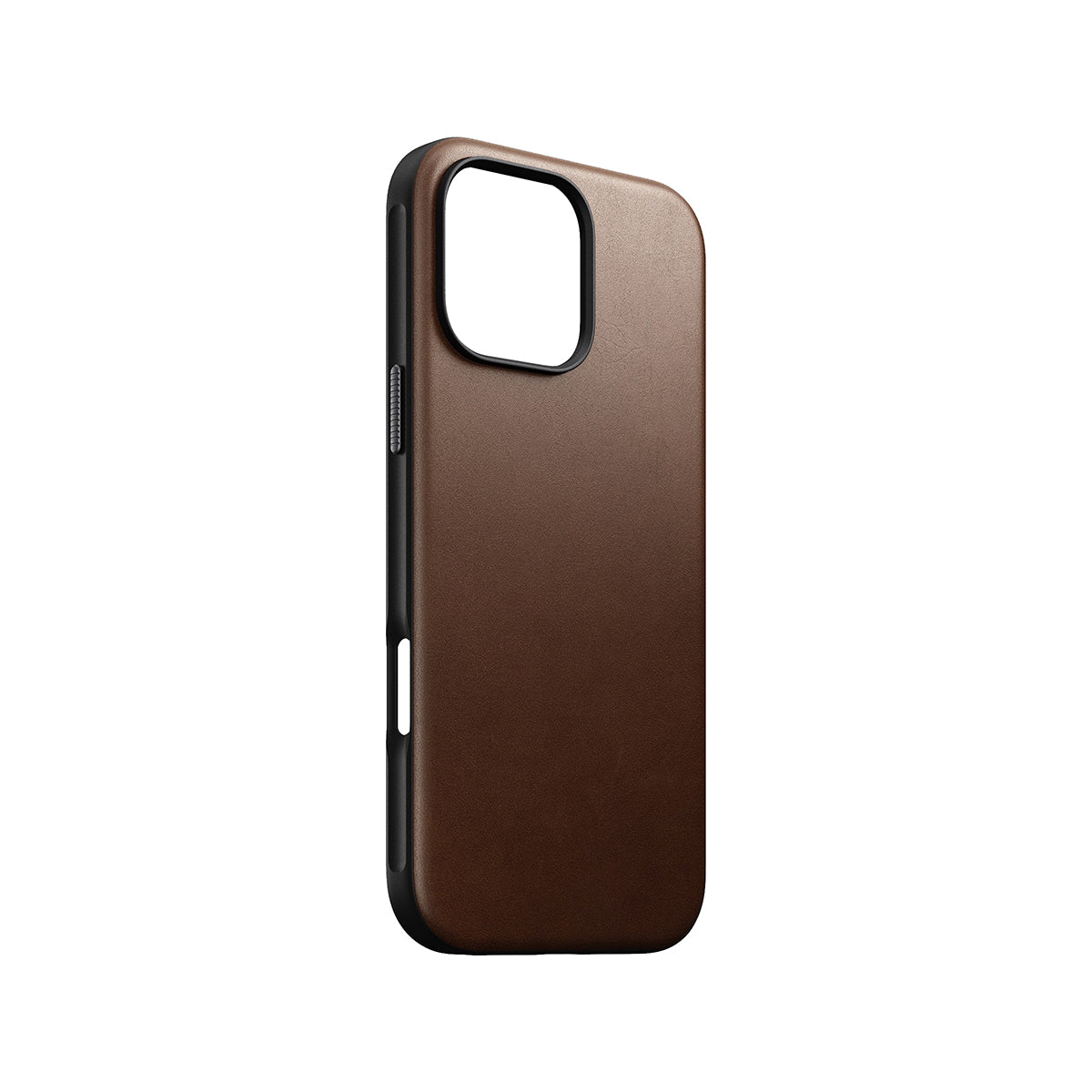 Premium Genuine Leather Phone Case for iPhone 16 Pro Max - Durable Brown Protective Cover | Slim Fit, Wireless Charging Compatible | Perfect for Business, Travel & Everyday Use