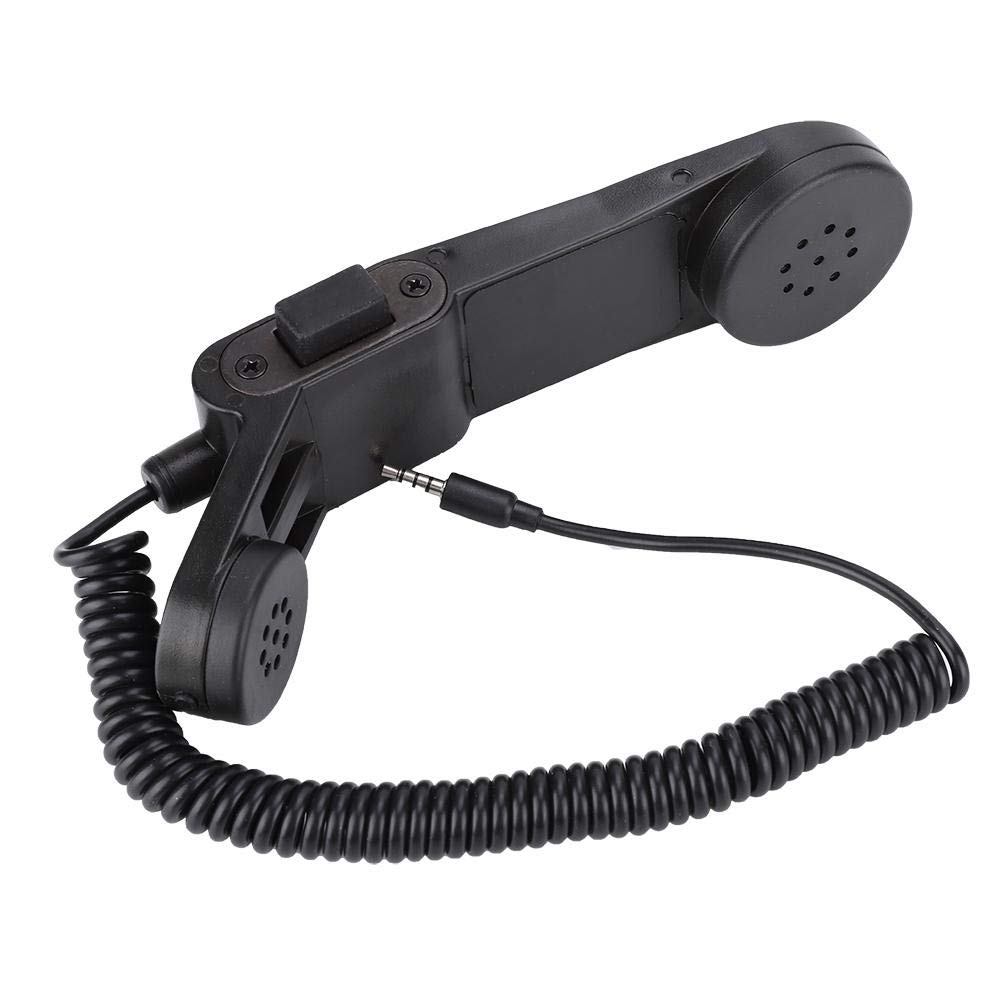 Military Radio Microphone with 3.5mm Jack - Handheld Speaker for Outdoor Use, Compatible with Cell Phones, Smartphones, Laptops & Computers - Perfect for Camping, Hiking & Emergency Communication