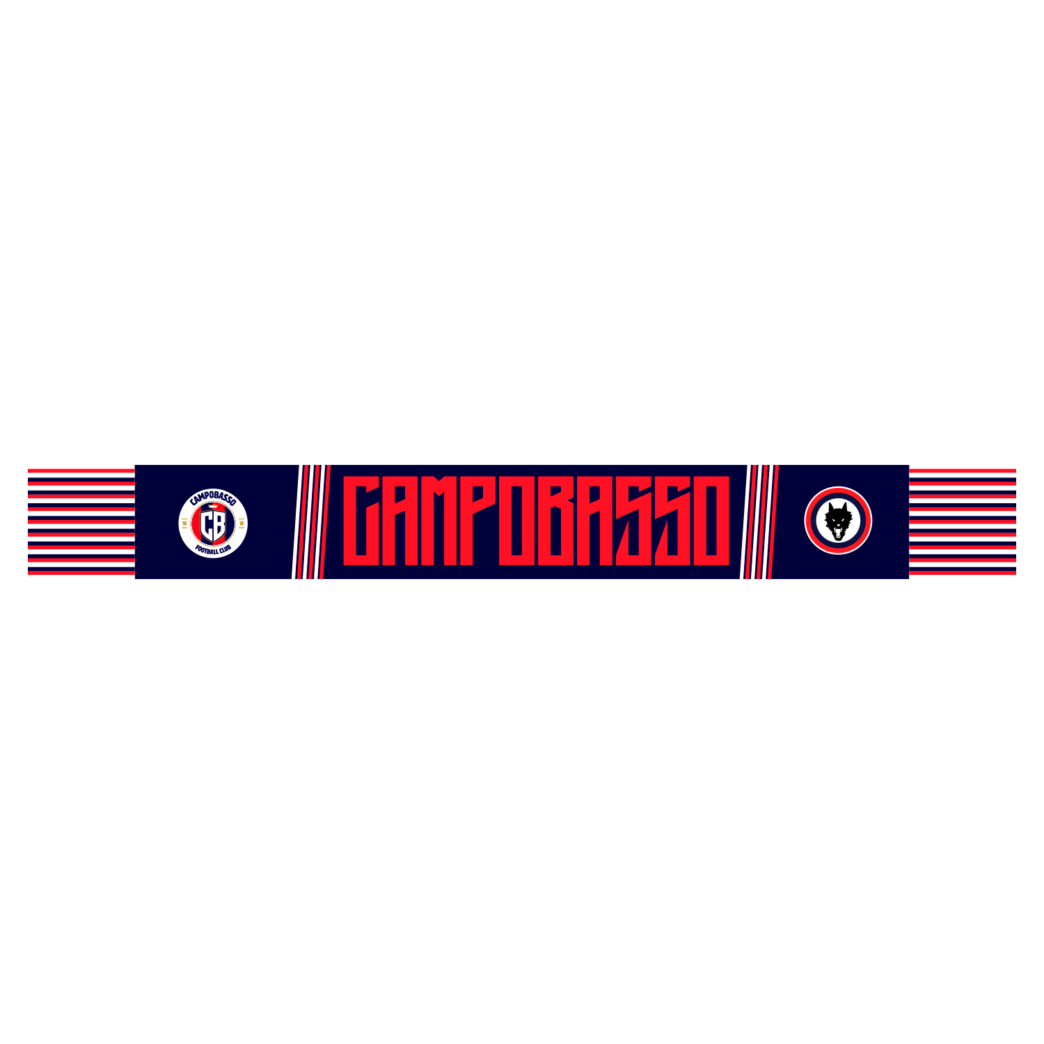 Campobasso FC Away Scarf - Official Football Team Fan Scarf - Perfect for Soccer Matches, Stadium Support & Cold Weather - Ideal Gift for Soccer Fans & Supporters