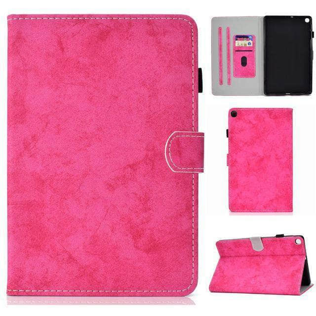 Samsung Galaxy Tab A 8.0 (2019) with S Pen - Shockproof Case Cover with Stand for SM-P200/P205/P207 - Perfect for Work, Study & Travel Protection