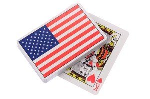 Premium American Flag Playing Cards - Patriotic Deck for Poker, Blackjack & Game Nights - USA-Themed Gift for Men, Women & Collectors - Perfect for Parties, Travel & Outdoor Events