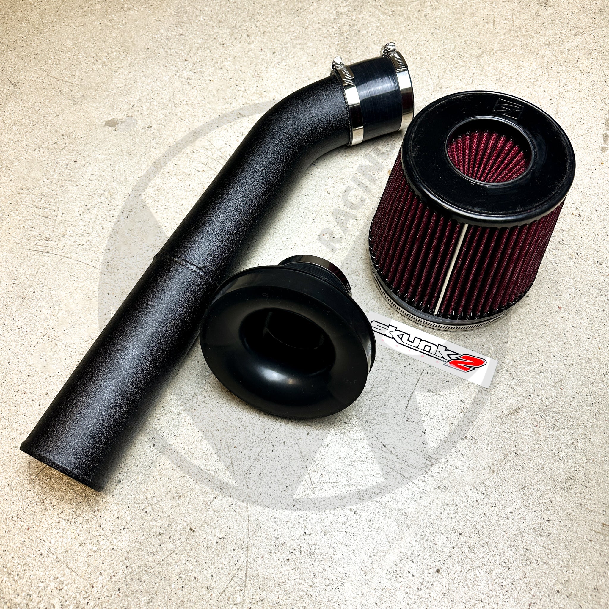 Skunk2 Ultra Street 3 Inch Air Intake System for Honda Civic & Integra - Wrinkle Black Finish | High-Performance Cold Air Intake Upgrade | Street Racing & Daily Driving