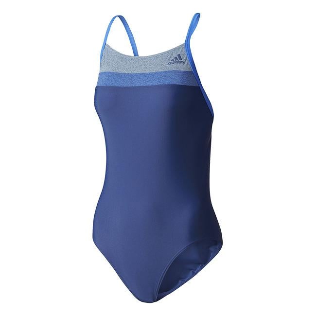 Adidas Mystery 1 Piece Women's Swimsuit - Blue | One Piece Bathing Suit for Swimming, Beach & Pool | Comfortable Athletic Swimwear for Women